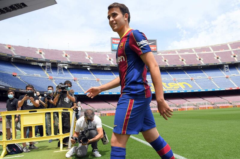 Barcelona have signed Spanish defender Eric Garcia on a deal until 2026. AFP