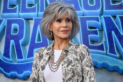 Jane Fonda in 2015 said: 'It's my women friends that keep starch in my spine and without them, I don’t know where I would be.' AFP