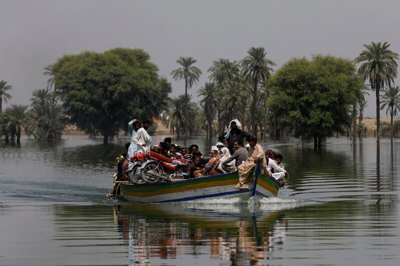 A Cop28 road map could help vulnerable countries such as Pakistan prepare for floods and other disasters. Reuters