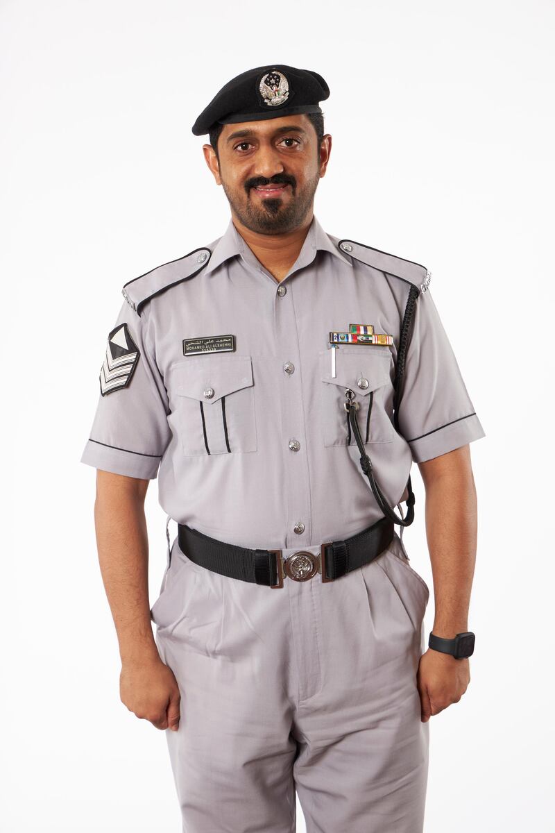First Sgt Mohammed Al Salloom leads the medical services section of the Support Services Department of Ras Al Khaimah Police. Throughout the pandemic, he has worked with skill and care to protect police officers and members of the public from the dangers of Covid-19. Courtesy: Seeds of the Union
