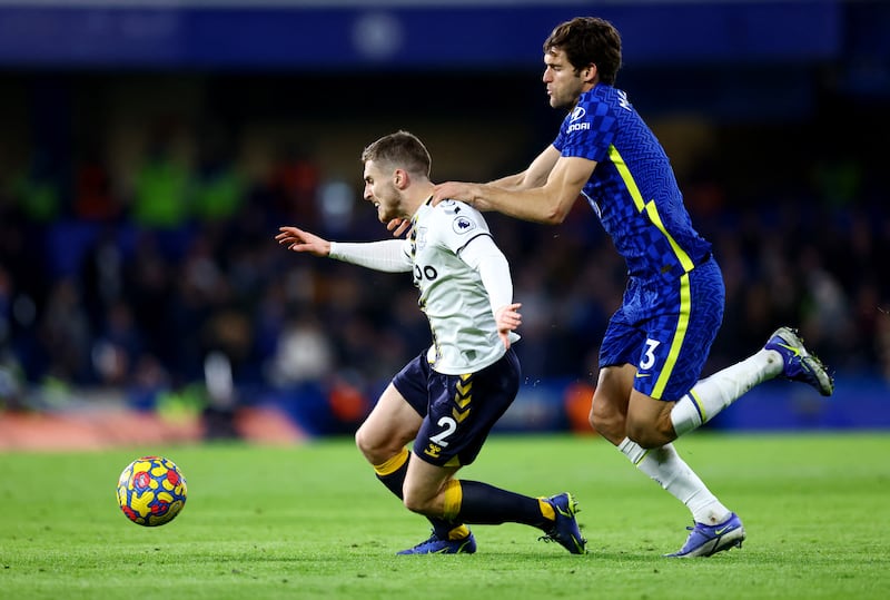 Jonjoe Kenny – 6 Made his first Premier League start of the season in a back five for the Toffees and couldn’t get the better of Ziyech on the flank. Reuters