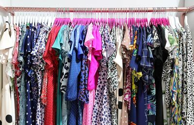 DUBAI, UNITED ARAB EMIRATES , Jan 27  – 2020 :- Clothes on display at the Neon Starfish store in Festival Plaza Mall in Jebel Ali in Dubai. ( Pawan  Singh / The National ) For Weekend. Story by Katy Gillett