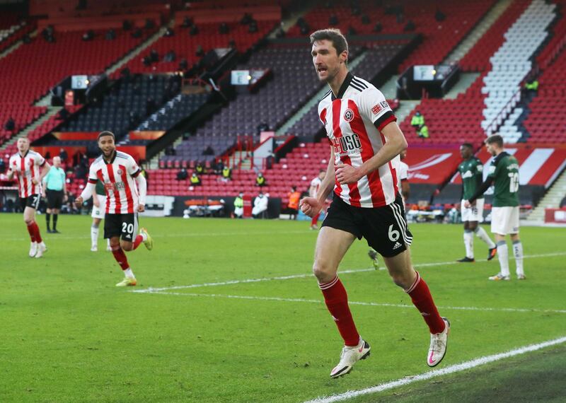 Centre-back: Chris Basham (Sheffield United) – The overlapping centre-back got so far forward he was in the six-yard box to score against Plymouth and get his first goal of the season. Reuters