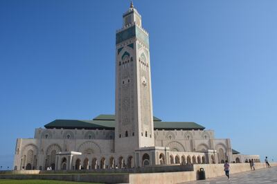 The Hassan II Mosque, Casablanca, Morocco.