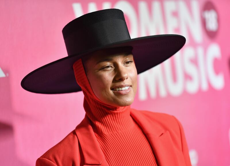 (FILES) In this file photo taken on December 6, 2018 US musician Alicia Keys attends Billboard's 13th Annual Women In Music event at Pier 36 in New York City. American singer and songwriter Alicia Keys will host the Grammy Awards next month, she announced on January 15, 2019, one year after the gala came under fire over diversity concerns. Keys -- herself a 15-time Grammy winner -- will be the emcee for music's biggest night, which this year features a diverse slate of women and hip hop artists as leading contenders. "I know what it feels like to be on that stage, and I know what it feels like to be proud of the work that you've put in and to be recognized for it," Keys said in a video posted on social media."I feel like it's the perfect opportunity for me to give the light back and lift people up -- especially all the young women that are nominated," she added.
 / AFP / Angela Weiss
