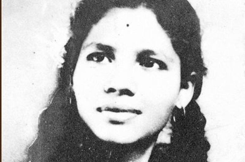 (FILES) An undated picture shows Indian nurse Aruna Shambung posing for a portrait in Mumbai.  Indian India's Supreme Court ruled on March 7, 2011 that life support can be legally removed for some terminally ill patients in a ruling that will allow "passive euthanasia" for the first time. The judgement came during a hearing into the case of former nurse Aruna Shanbaug, who has been in a vegetative state in a Mumbai hospital since being raped and strangled with a chain while at work 37 years ago.      AFP PHOTO

