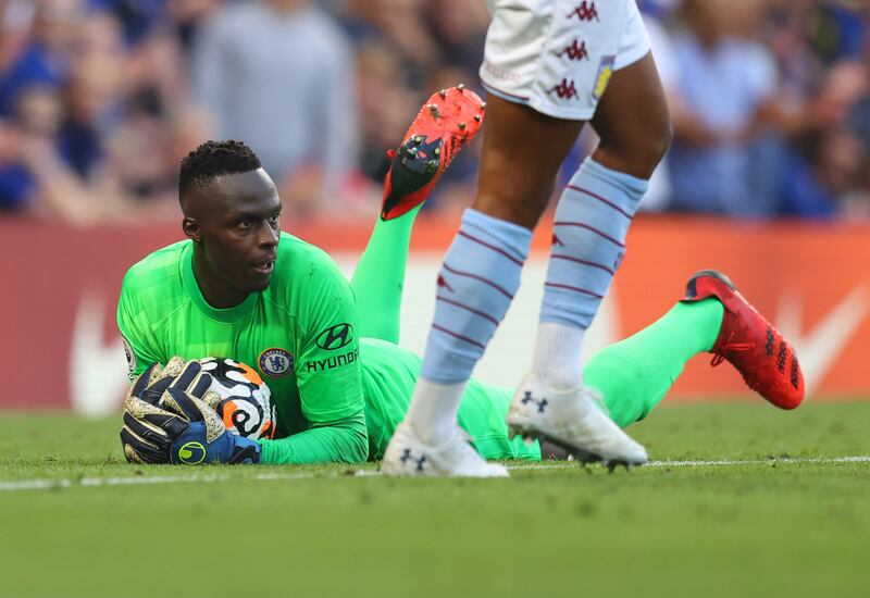 Goalkeeper: Edouard Mendy (Chelsea) – Aston Villa had more first-half shots at Stamford Bridge but Mendy’s string of excellent saves ensured Chelsea went on to win. Getty Images