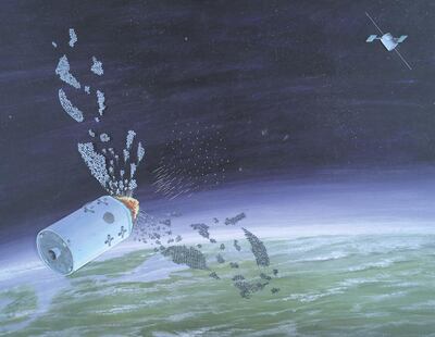 An artist's impression of a Russian anti-satellite weapon. Photo: Public Domain