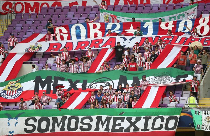 Guadalajara fans. Reuters