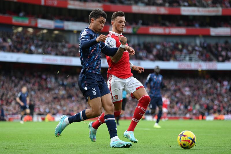 Brennan Johnson (Gibbs-White, 56’) - 4, Played a shocking pass to start a move that resulted in a chance for Jesus and was very quiet throughout his time on the pitch. Getty
