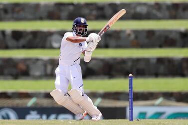 Ajinkya Rahane was India's hero on Day 1 of the first Test against West Indies. AP Photo