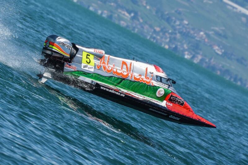 Thani Al Qamzi of Team Abu Dhabi competes at the Grand Prix of France. Photo Courtesy / Abu Dhabi International Marine Sports Club