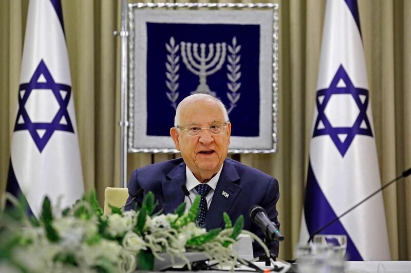 Israeli President Reuven Rivlin voiced doubt that any candidate can forge a majority coalition. AFP