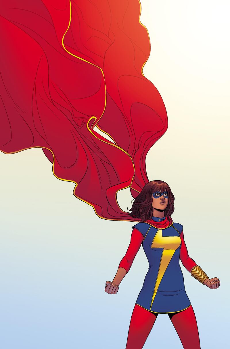 A handout image of Ms. Marvel (Courtesy: Marvel) *** Local Caption ***  al15mr-cover-msmarvel01.jpg