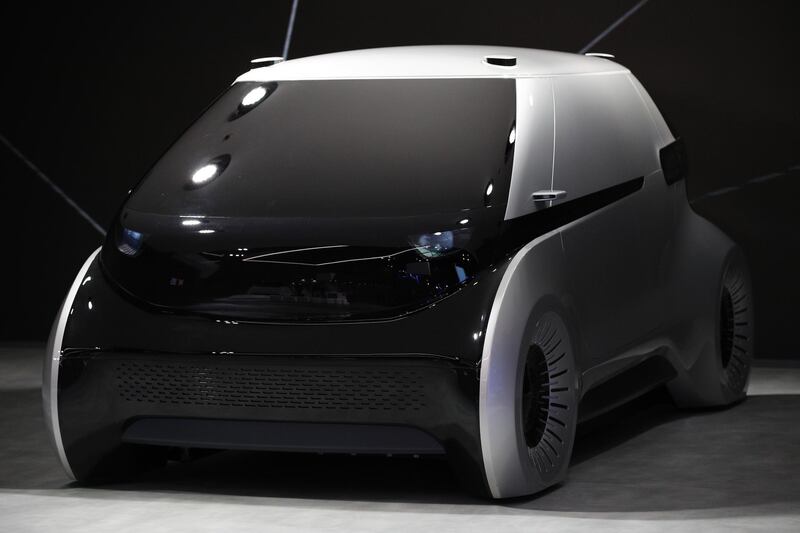 A Hyundai M Vision concept vehicle sits on display. Seong Joon Cho / Bloomberg