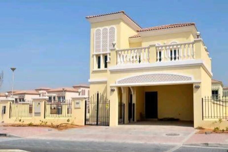 Two-bedroom villa in Jumeirah Village Triangle. Courtesy of Better Homes