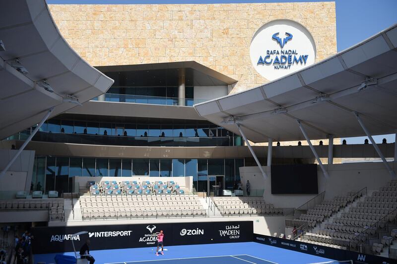 The new Rafael Nadal academy in Kuwait City. Rafa Nadal Academy/Coco Dubreuil