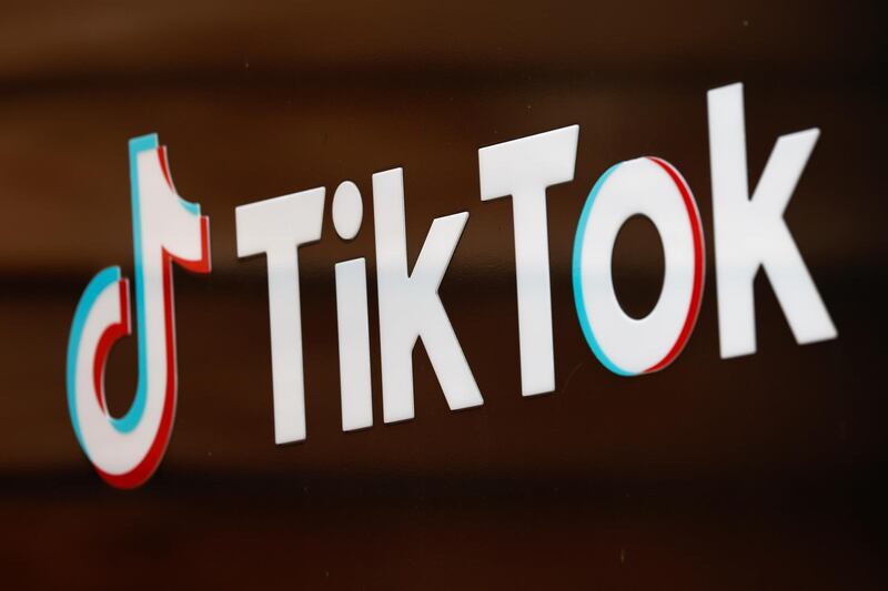 FILE PHOTO: The TikTok logo is pictured outside the company's U.S. head office in Culver City, California, U.S., Sept. 15, 2020. REUTERS/Mike Blake/File Photo