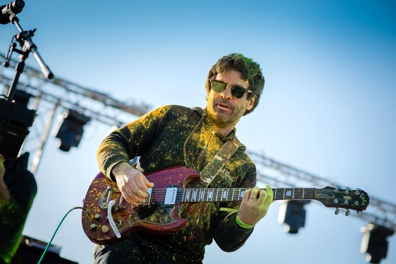 A handout photo of Zeid Hamdan in Al Ganoob festival in Egypt (Photo by Cairo Scene) NOTE: For Rob Garratt's feature about Zeid Hamdan in Arts & Life, September 2015 *** Local Caption ***  zeid colors al ganoob.jpg