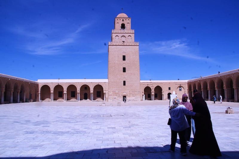 Kairouan Grand Mosque square. All Photos: Ghaya Ben Mbarek / The National