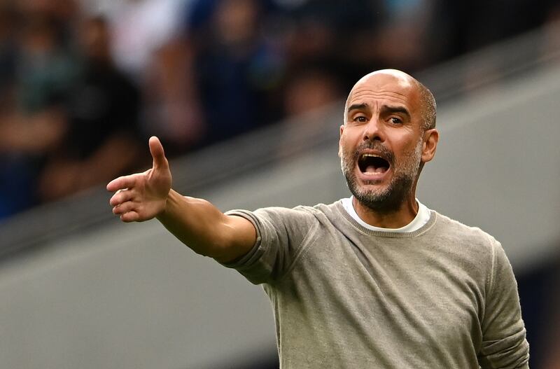 Manchester City manager Pep Guardiola says he will leave the club at the end of his contract in 2023. EPA