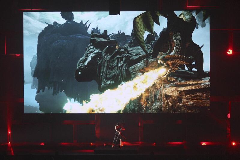 A cellist performs during a presentation of Dragon Age: Inquisition at the Electronic Arts (EA) World Premiere: E3 2014 Preview. David McNew / Reuters