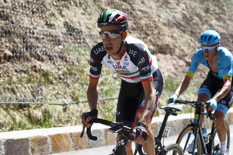 Tour of the Alps 2018 - 42th Edition - 3rd stage Ora - Merano 138,3 km - 18/04/2018 - Fabio Aru (ITA - UAE Team Emirates) - photo Luca Bettini/BettiniPhoto©2018
