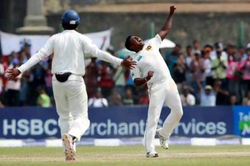 Sri Lanka's Rangana Herath finished with 12 wickets in the first Test.