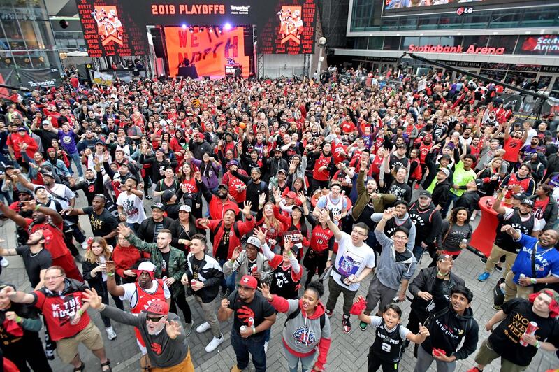 The Raptors reaching the NBA Finals for the first time has created huge interest in Toronto. Reuters