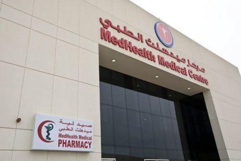 The MedHealth Medical Centre FZCO in the Jebel Ali Free Zone South, which was officially opened yesterday. A green building, it has a Leadership in Energy and Environmental Design gold rating. Antonie Robertson / The National