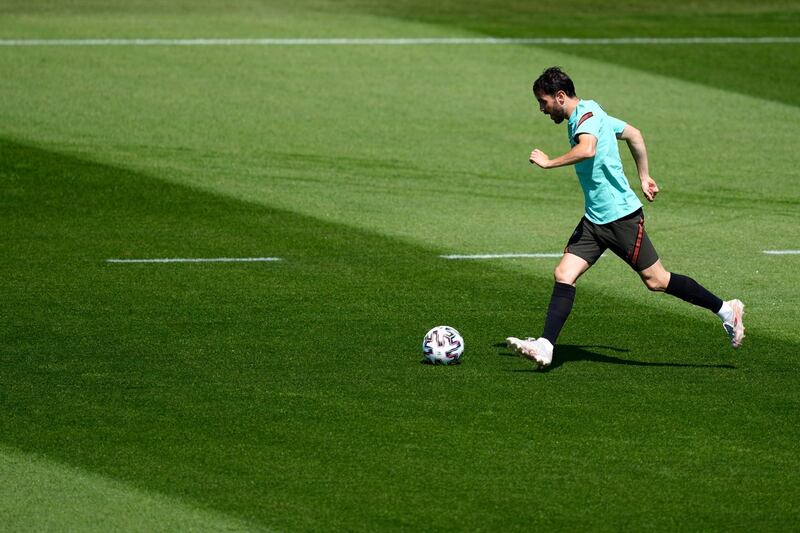 Portugal midfielder Bernardo Silva. EPA