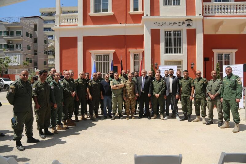 Beirut’s municipal police force station after its restoration.