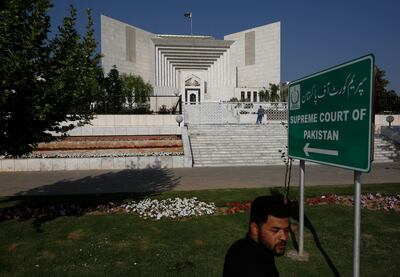 Pakistan's Supreme Court plays a crucial role in the country's politics. AP