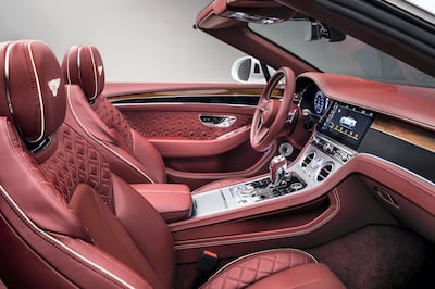 Aside from the air curtain seats, the interior remains as is from the Conti GT. Courtesy Bentley