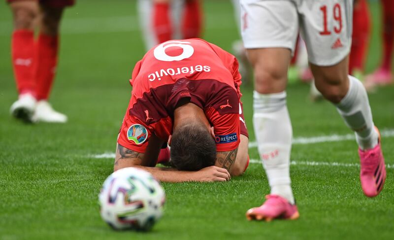 Haris Seferovic - 6, Had a very quiet game, as he was marshalled well by the Spanish defence and barely got a touch. Did well to block Ferran Torres’ acrobatic effort.