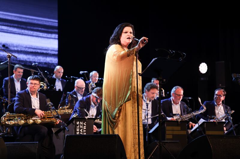Jahida Wehbe performs Night 352 from One Thousand and One Nights. Photo: Abu Dhabi Cultural Foundation