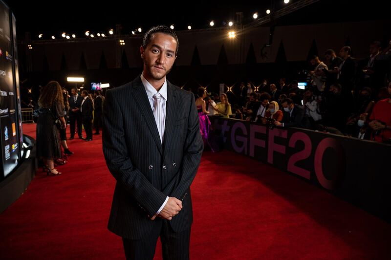 Egyptian actor Ahmed Malek arrives at the opening ceremony of 4th edition of El Gouna Film Festival, in the Egyptian Red Sea resort of el Gouna on October 23, 2020. XGTY / RESTRICTED TO EDITORIAL USE - MANDATORY CREDIT "AFP PHOTO / EL GOUNA FILM FESTIVAL / Ammar Abd Rabbo - NO MARKETING NO ADVERTISING CAMPAIGNS - DISTRIBUTED AS A SERVICE TO CLIENTS -
 / AFP / El Gouna Film Festival / Ammar Abd RABBO / XGTY / RESTRICTED TO EDITORIAL USE - MANDATORY CREDIT "AFP PHOTO / EL GOUNA FILM FESTIVAL / Ammar Abd Rabbo - NO MARKETING NO ADVERTISING CAMPAIGNS - DISTRIBUTED AS A SERVICE TO CLIENTS -
