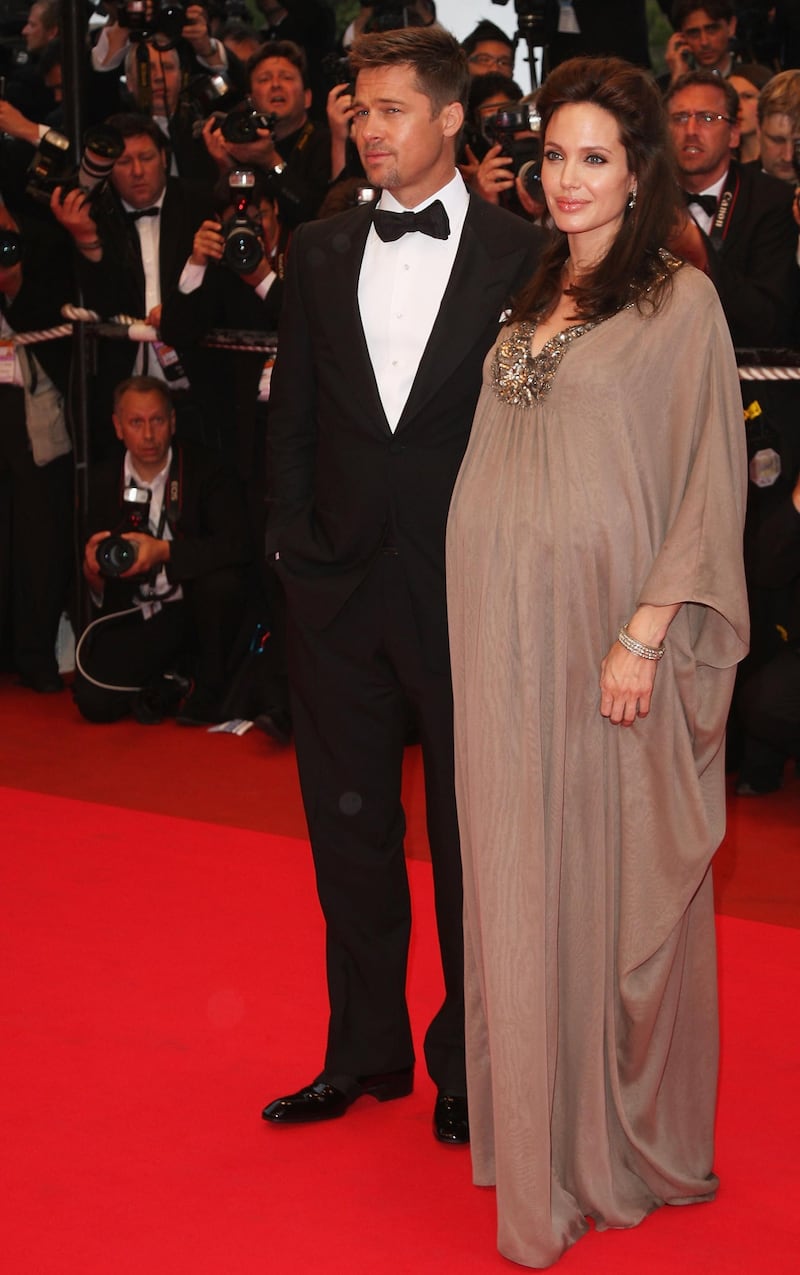 CANNES, FRANCE - MAY 20:  Brad Pitt and Angelina Joile arrive for the  'Changeling' Premiere at the Palais des Festivals during the 61st International Cannes Film Festival on May 20, 2008 in Cannes, France.  (Photo by Gareth Cattermole/Getty Images)