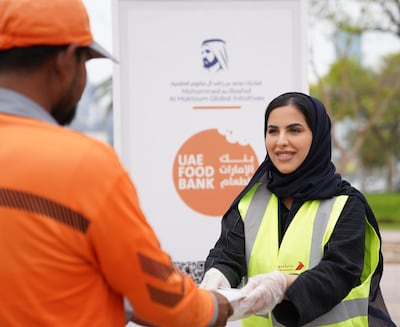 The UAE Food Bank hands out millions of meals during Ramadan in 2023. Photo: Dubai Media Office