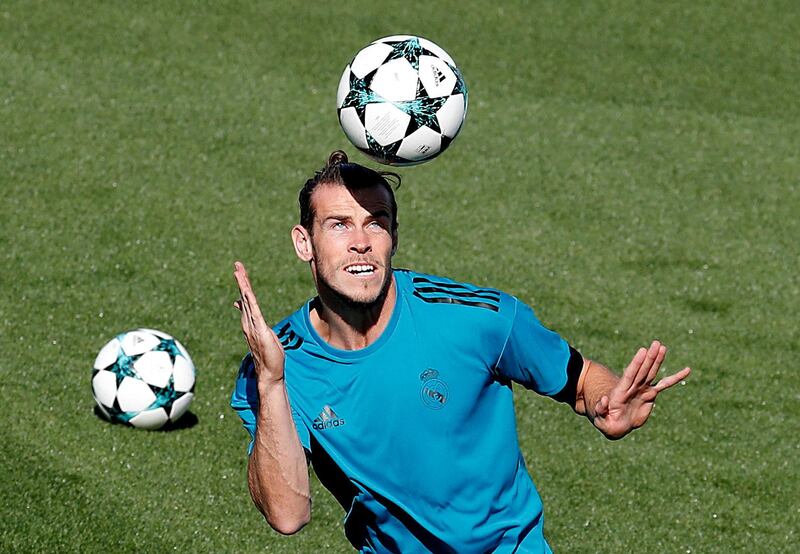 Gareth Bale during training. Paul Hanna / Reuters