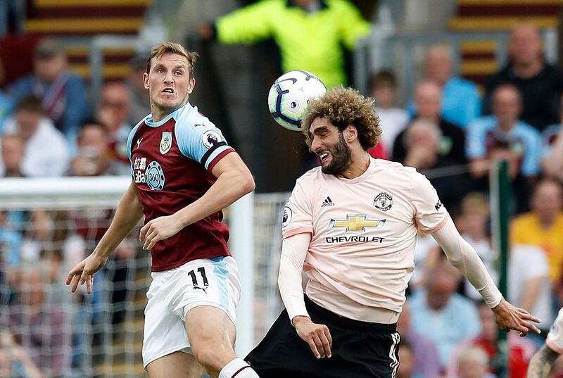 Centre midfield: Marouane Fellaini (Manchester United) – “Phenomenal,” according to Jose Mourinho after Fellaini helped deal with Burnley’s aerial threat on his first start of the season. AP Photo