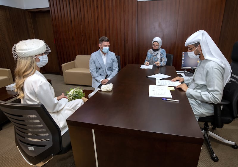 More than a dozen couples have already registered for civil marriages in Abu Dhabi.