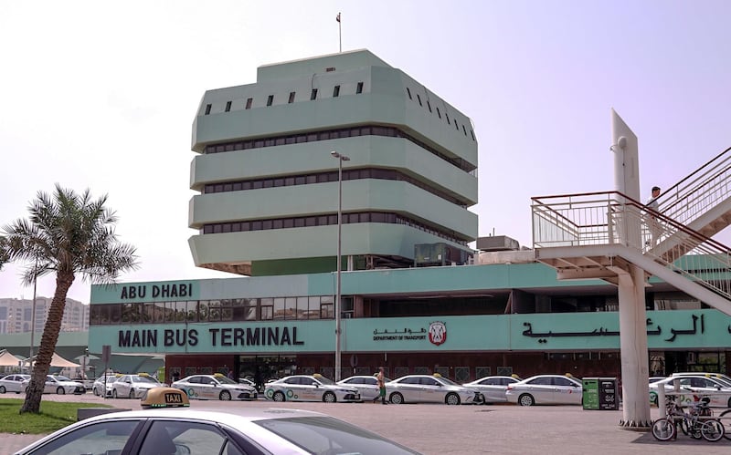 Abu Dhabi, United Arab Emirates, October 2, 2019, 2019.   
 Standalone images, Abu Dhabi. --  The Abu Dhabi Main Bus Terminal.
Victor Besa / The National
Section:  NA
Reporter: