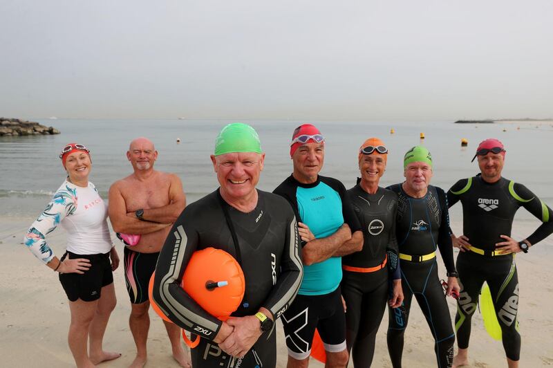 Dubai, United Arab Emirates - Reporter: Nick Webster: The first 24km swim round the world islands will take place in November. A team of swimmers are doing a trial 5 km event to Antarctica on April 3, setting off from Dubai Offshore Sailing Club. Saturday, March 14th, 2020. Jumeirah, Dubai. Chris Whiteoak / The National