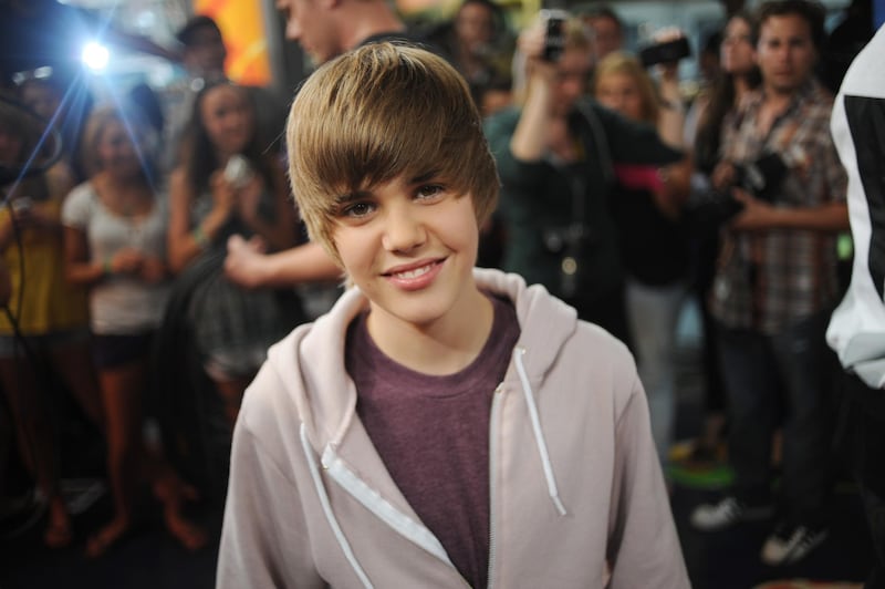 Toronto - August 7th, 2009: Justin Bieber poses at the Much Music Environment, August 7th, 2009. Bieber, a 15-year-old from Stratford, recently hit it big after singing on YouTube. (Ian Willms/Toronto Star) Photo158120 (Photo by Ian Willms/Toronto Star via Getty Images)