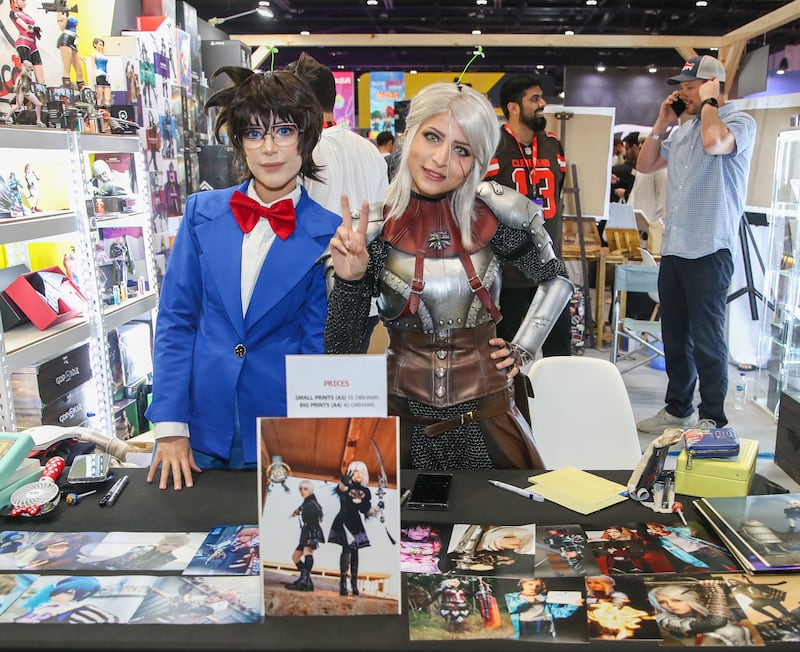 Middle East Film and Comic Con 2023 is under way in Abu Dhabi. All photos: Victor Besa / The National