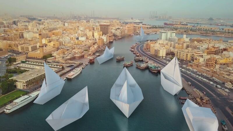 To produce the video, Jagadisha created 3D origami figures and imposed them over footage of different locations across Dubai – Atlantis, The Palm; Dubai Frame; Burj Al Arab, Dubai Marina, Museum of the Future, Sheikh Zayed Road, Business Bay, Burj Khalifa and more.