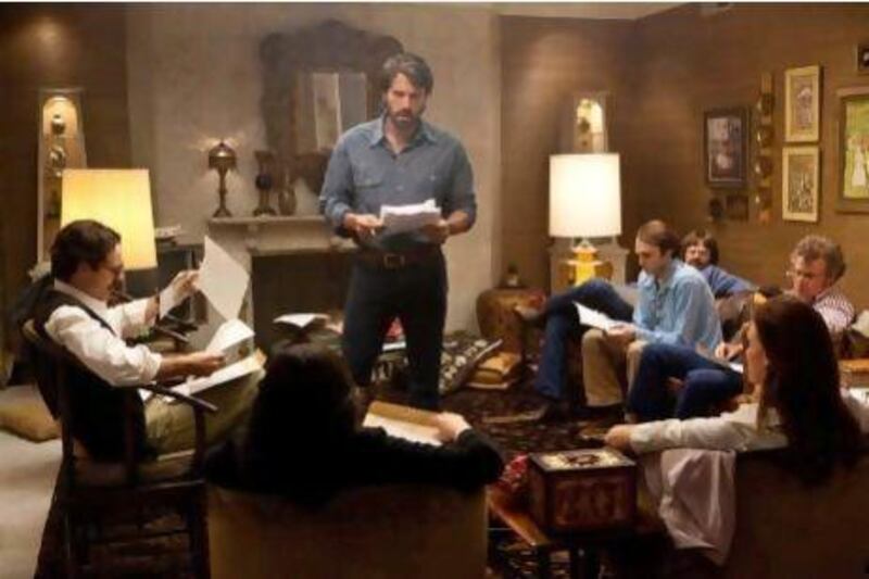 Ben Affleck, centre, as Tony Mendez in Argo, a film about the 1979 hostage crisis in Iran.