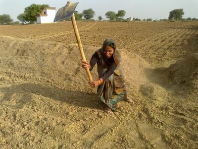 Jal Saheli or “Friends of Water” is a network of about 1000 women, mostly illiterate, who are on a mission to conserve water in Bundelkhand, where women face the brunt of the water crisis. Photo: Neelam Jha