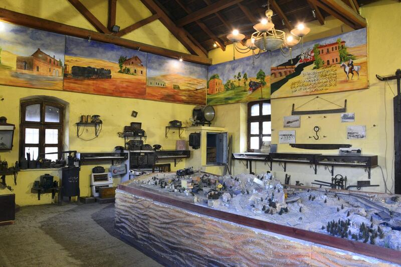 The Hejaz Railway Museum, a tiny one-room museum at the railway station in Amman. Photo by Marta Vidal